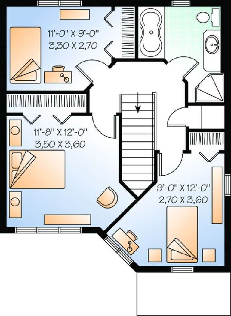 House Plan House Plan #11188 Drawing 2