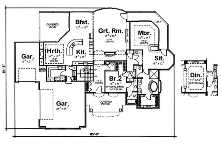 House Plan House Plan #11226 Drawing 1