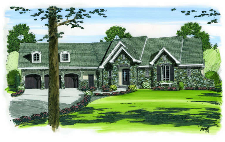 House Plan House Plan #11271 Front Elevation