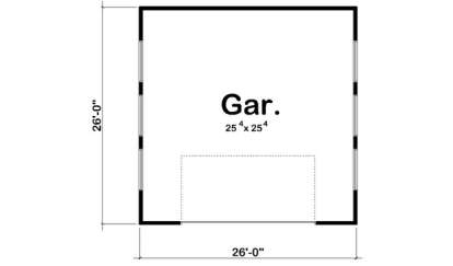 Floorplan 1 for House Plan #963-00133