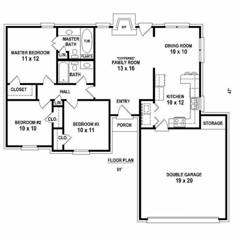 House Plan House Plan #11333 Drawing 1