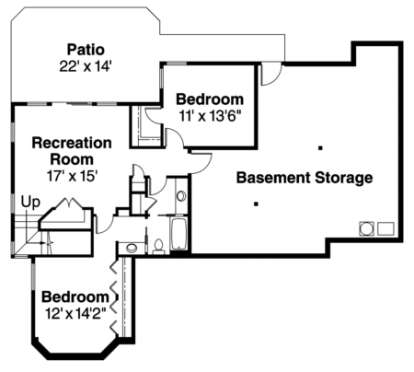 Floorplan 2 for House Plan #035-00345