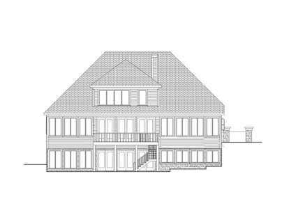 Traditional House Plan #036-00144 Elevation Photo