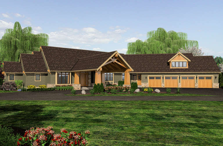 House Plan House Plan #11797 Front Elevation 