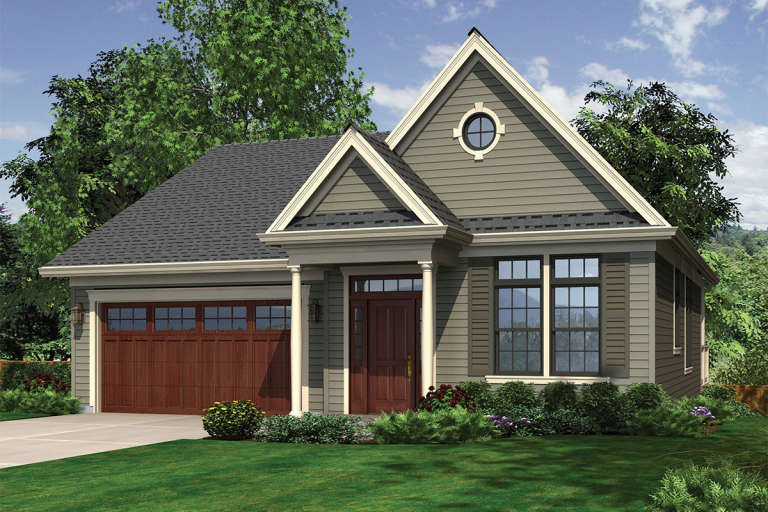 House Plan House Plan #11851 Front Elevation 