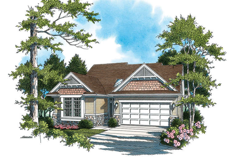 House Plan House Plan #11902 Front Elevation 