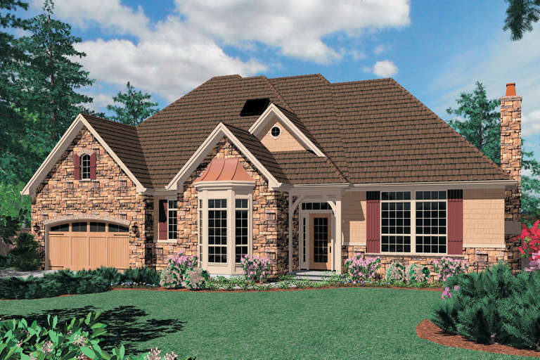 House Plan House Plan #11940 Front Elevation 
