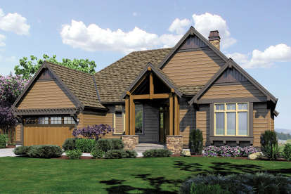 Craftsman House Plan #2559-00173 Elevation Photo