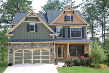 Craftsman House Plan #009-00102 Elevation Photo