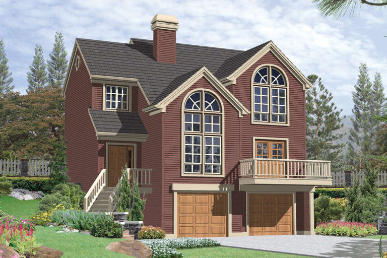 House Plan House Plan #12000 Front Elevation 