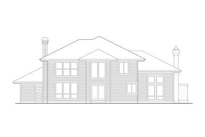 Prairie House Plan #2559-00289 Elevation Photo