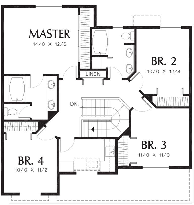 House Plan House Plan #12086 Drawing 2