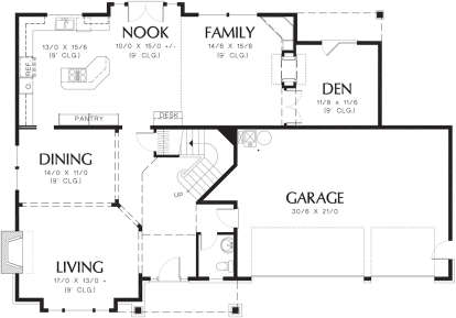 Main Floor for House Plan #2559-00310