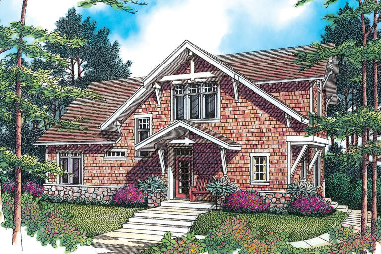 House Plan House Plan #12092 Front Elevation 