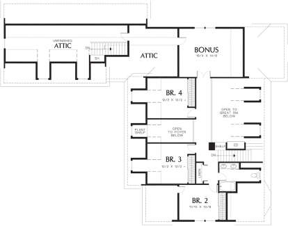 Second Floor for House Plan #2559-00319
