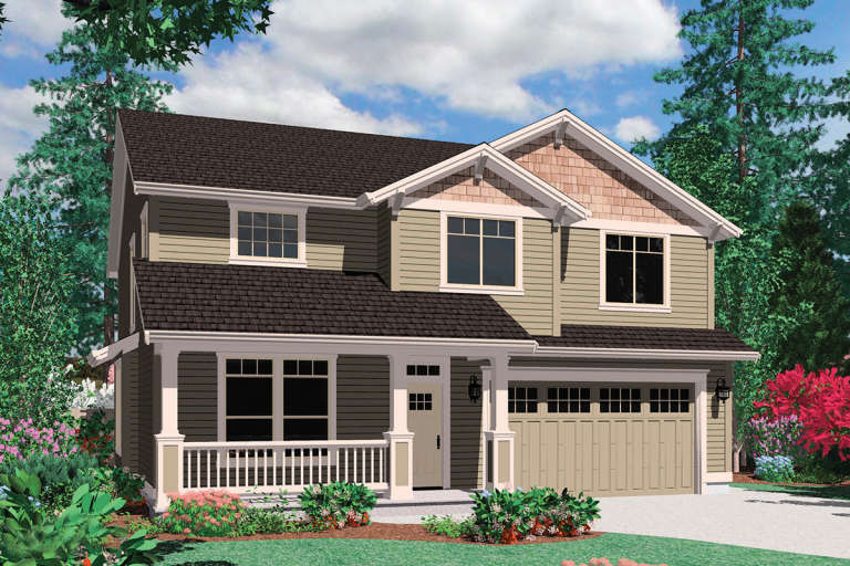House Plan House Plan #12108 Front Elevation 
