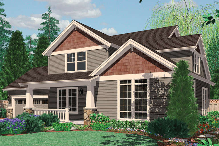 House Plan House Plan #12119 Front Elevation 