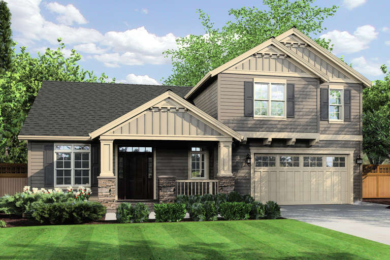 House Plan House Plan #12145 Front Elevation 