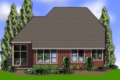 French Country House Plan #2559-00376 Elevation Photo