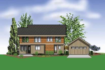 Craftsman House Plan #2559-00405 Elevation Photo