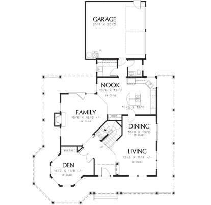 Main Floor  for House Plan #2559-00426