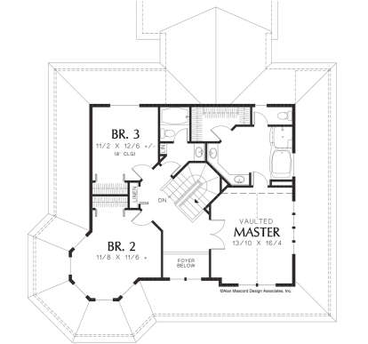 Second Floor for House Plan #2559-00426