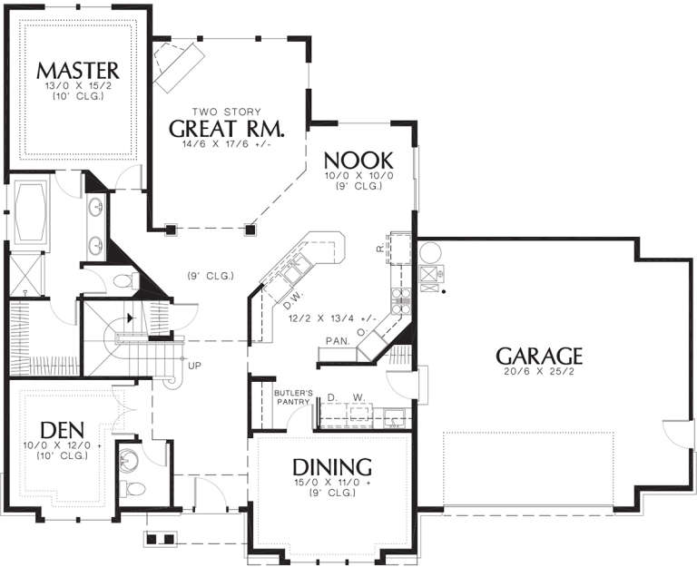 House Plan House Plan #12208 Drawing 1
