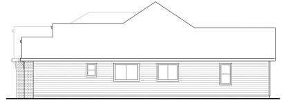 Right Elevation for House Plan #035-00462