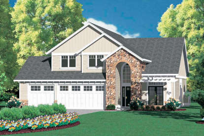 Traditional House Plan #2559-00459 Elevation Photo