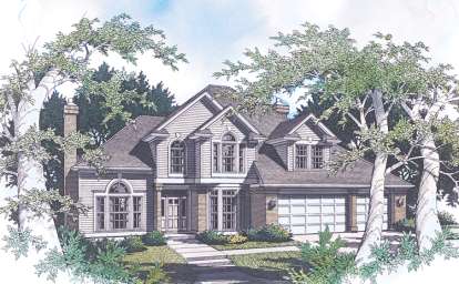 Traditional House Plan #2559-00465 Elevation Photo