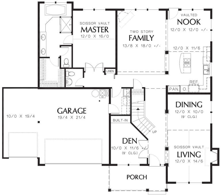 House Plan House Plan #12279 Drawing 1