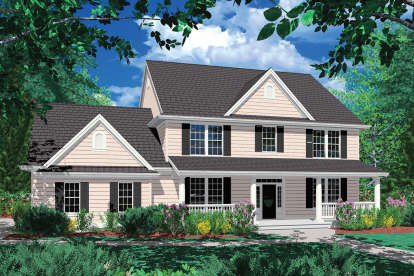 Country House Plan #2559-00496 Elevation Photo
