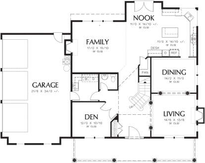 Main Floor  for House Plan #2559-00496