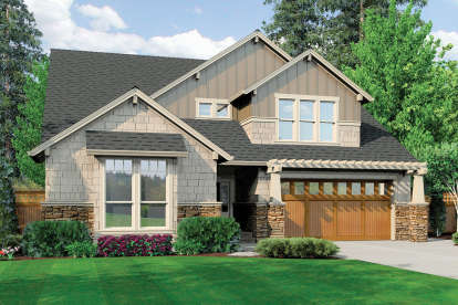 Craftsman House Plan #2559-00554 Elevation Photo