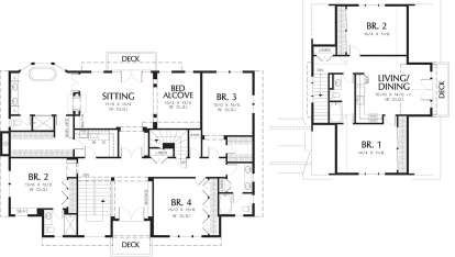 Second Floor for House Plan #2559-00576