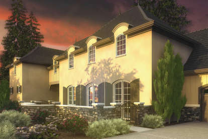 Luxury House Plan #2559-00603 Elevation Photo