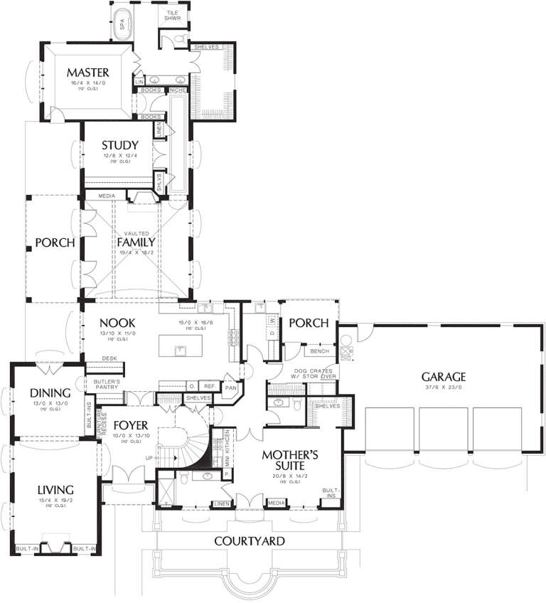 House Plan House Plan #12395 Drawing 1