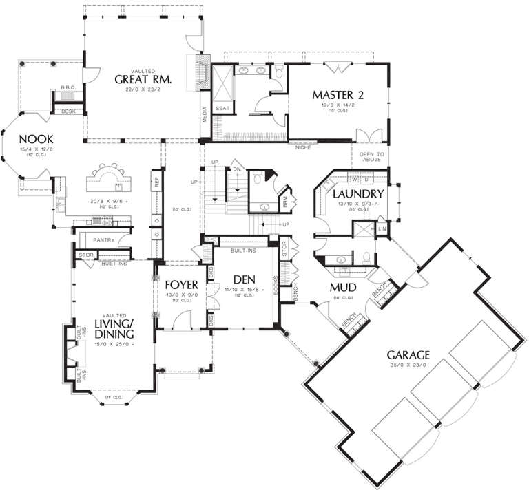 House Plan House Plan #12398 Drawing 1