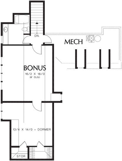 Second Floor for House Plan #2559-00615