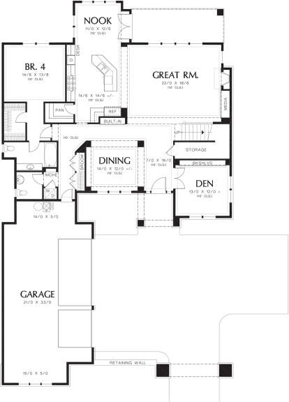 Main Floor for House Plan #2559-00616