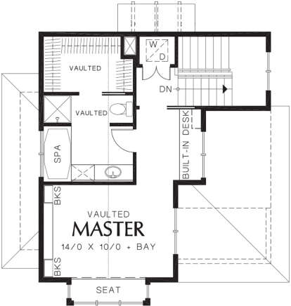 Second Floor for House Plan #2559-00662