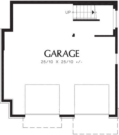 Garage for House Plan #2559-00662