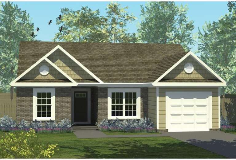 House Plan House Plan #12472 Front Rendering