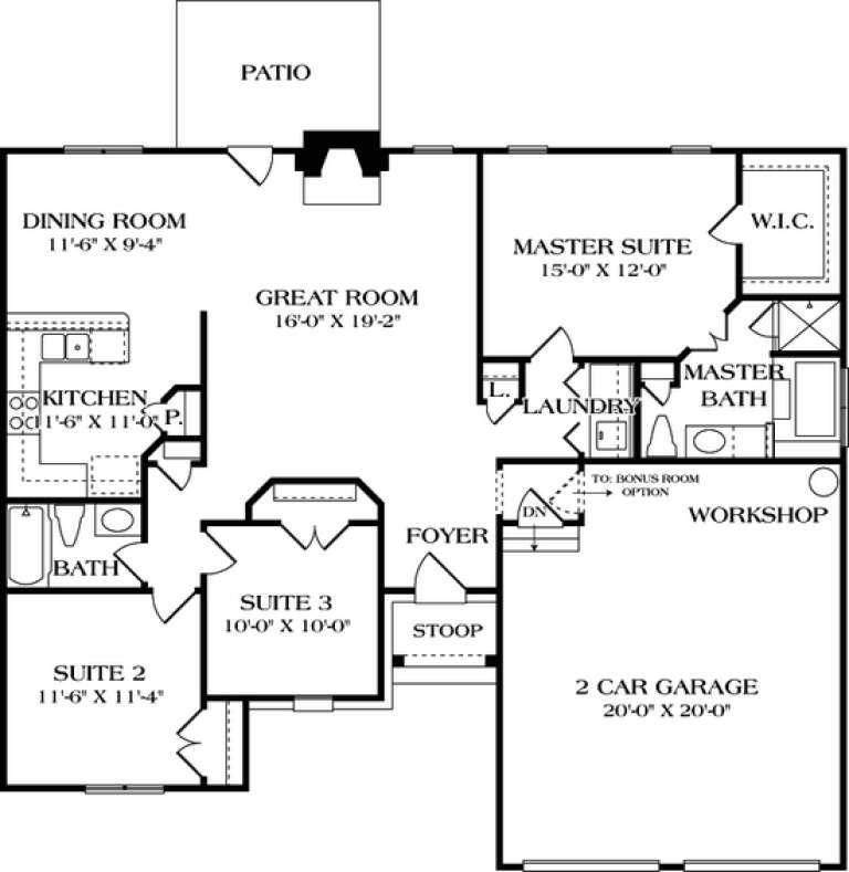 House Plan House Plan #12486 Drawing 1