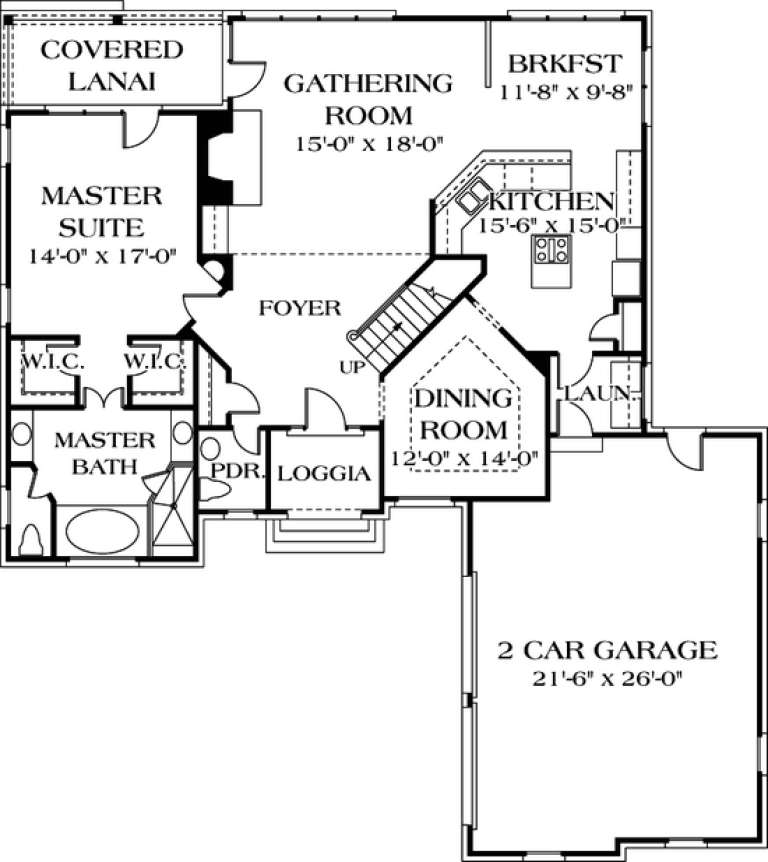 House Plan House Plan #12601 Drawing 1