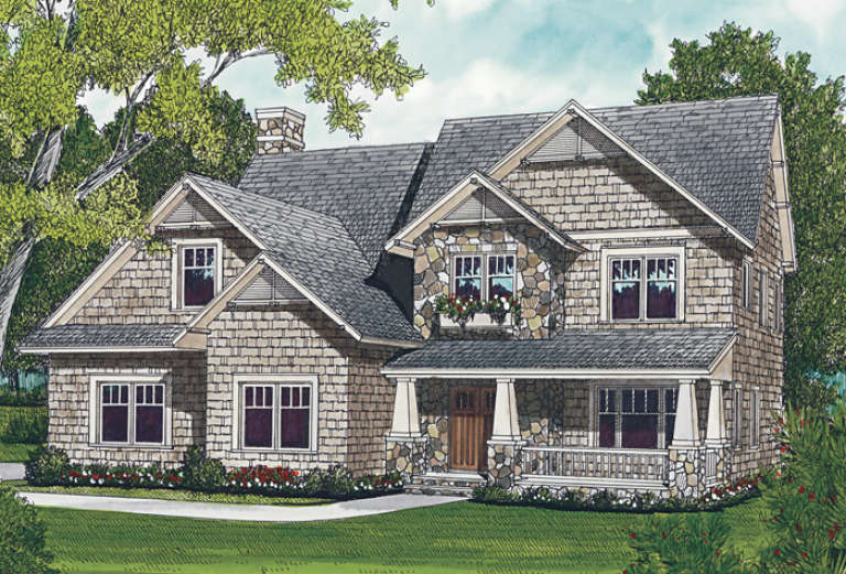 House Plan House Plan #12619 Front Elevation