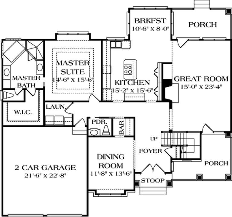 House Plan House Plan #12628 Drawing 1