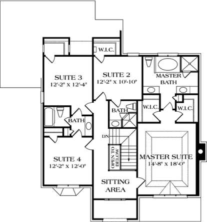 Floorplan 2 for House Plan #3323-00171