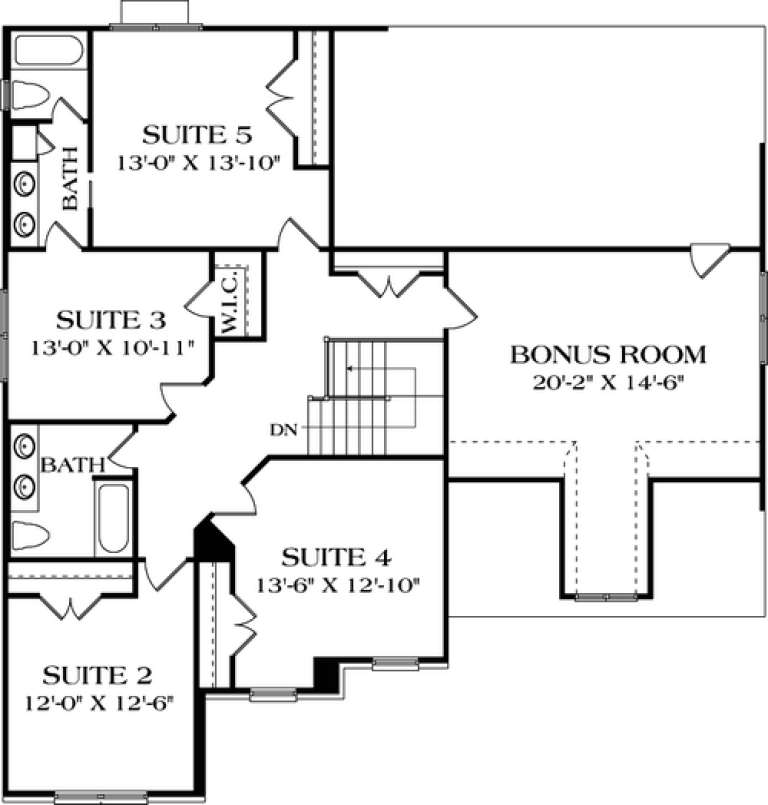 House Plan House Plan #12658 Drawing 2
