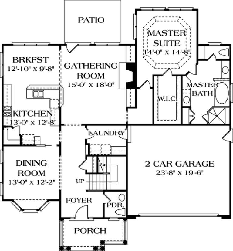 House Plan House Plan #12664 Drawing 1